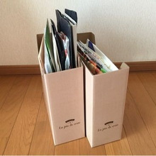 100均グッズで収納!ショップの袋がスッキリ