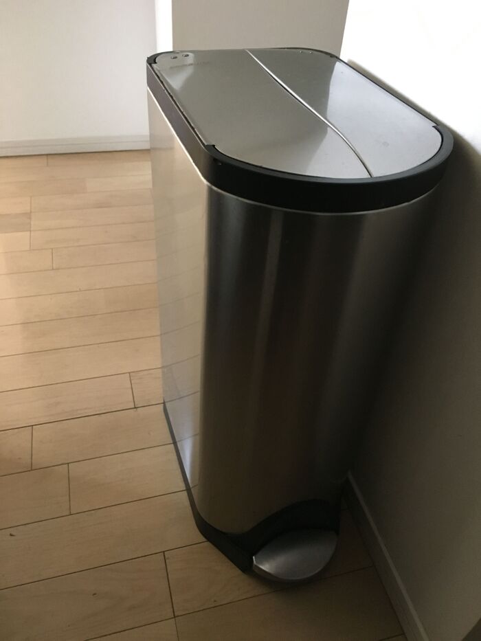 高さのあるゴミ箱2段活用術♪