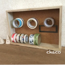 簡単!100均木箱で飾れるマステ収納