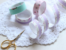 長細いはぎれも捨てないで!両面テープdeファブリックテープ☆