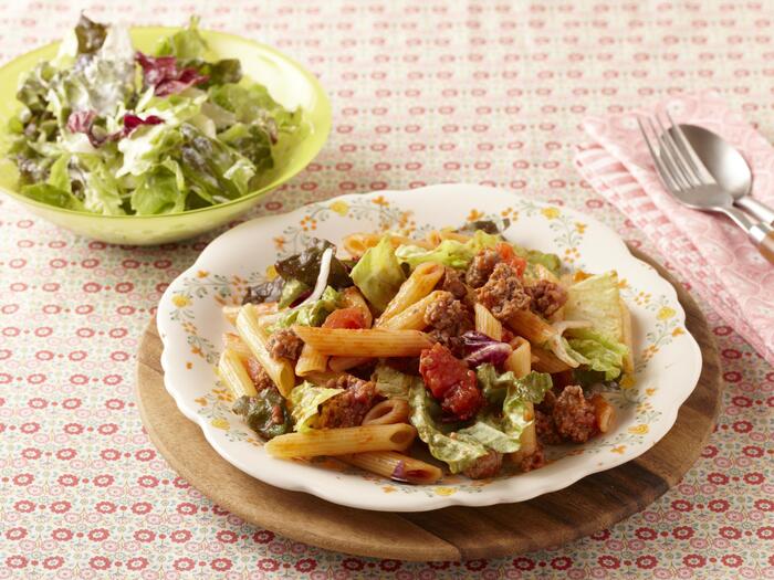 フライパン1つで簡単!野菜たっぷりボロネーゼ