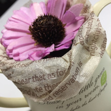 100均のフラワーベースとプラ容器でアレンジ!IKEAのポプリがオシャレに♪