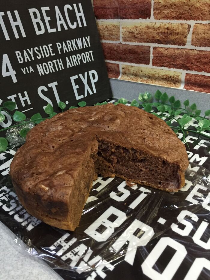 炊飯器で手作り☆ホットケーキミックスでふわふわココア入りケーキ