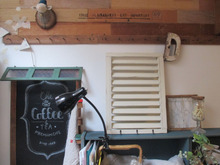 意外と簡単!100均ハンドメイド!アンティーク風ルーバー