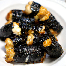 給料日前も美味しく節約!むね肉で磯部チーズ巻の照り焼きのレシピ♪