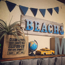 簡単DIYでオシャレ♪存在感のある西海岸風インテリア