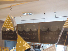 簡単!一気にカフェ風インテリアに!おっきなブラックボード