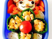 キャラ弁☆ケチャップライスでジバニャンおにぎり