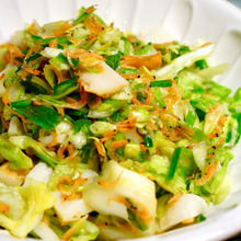 火を使わない!春キャベツとニラのチャチャッと簡単!春ナムルのレシピ☆彡