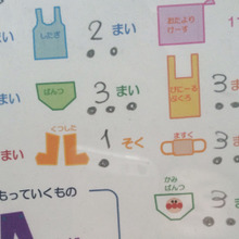 持ち物カードで明日の準備を自分でしよう!