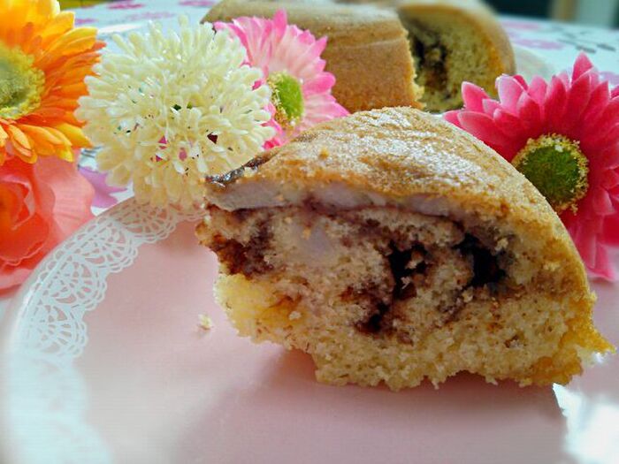 炊飯器とHMとスライス生チョコで!簡単バナナケーキ