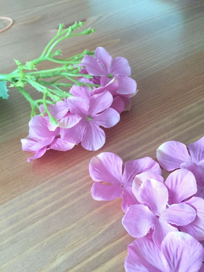 花びらをはずします