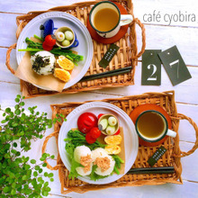 おうちカフェにおすすめ!100均かごトレーで雰囲気up♬