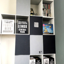 100均アイテムでカラーボックスの目隠し