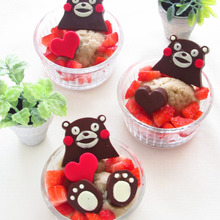 ココナッツバナナアイスとくまモンチョコ♡