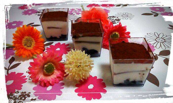 ミルクオレオとスライス生チョコが決め手!!~超簡単ティラミス風~