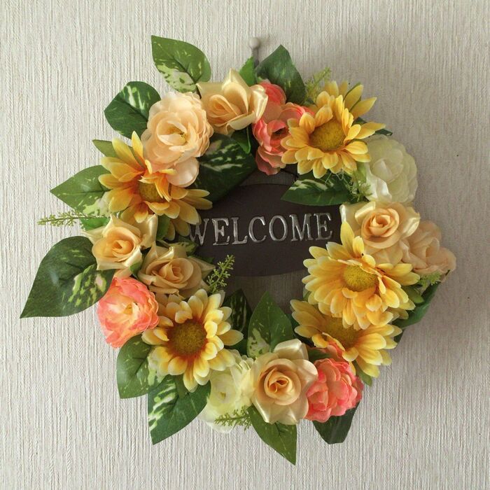 ウェルカムプレートを固定させます。