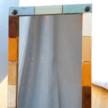 100均木製スタンドミラーを彫刻刀で簡単!アンティーク風ミラーに大変身