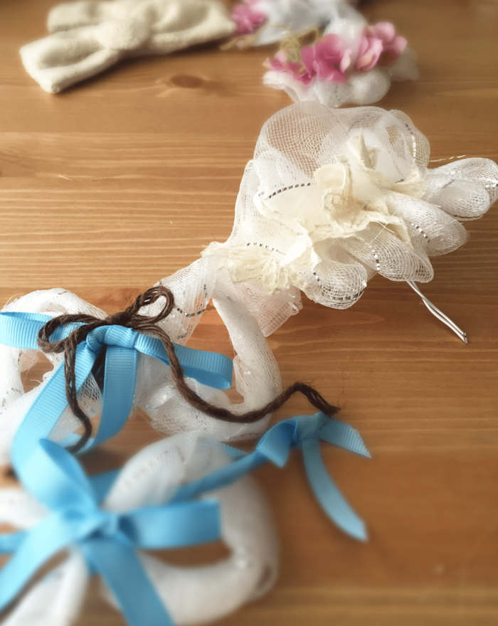 超簡単!防虫ネットとワイヤーでかんざしを手作り♪