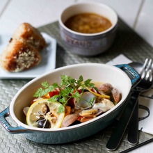 焼きチーズおにぎりの〆も絶品!野菜たっぷりアクアパッツア