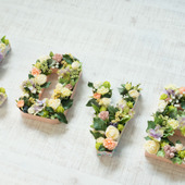 デコパッチで華やかなフラワーオブジェをつくろう!