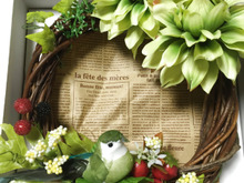 全てDAISO★材料費500円で母の日リース(*☻-☻*)