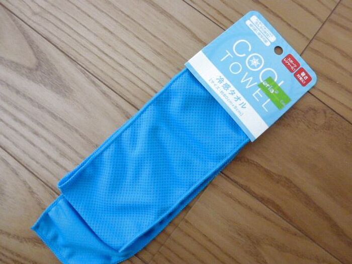 冷感タオルを用意する