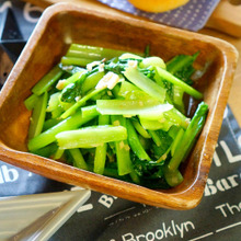 味付け不要!炒めるだけで簡単!小松菜のアンチョビ炒めのレシピ