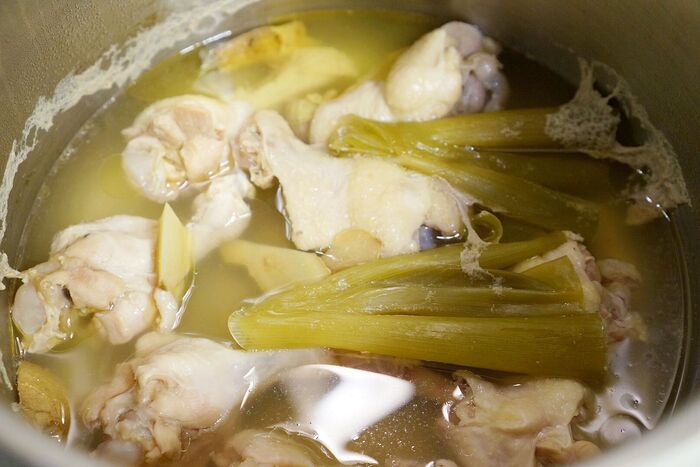 自然冷却後蓋をあけると