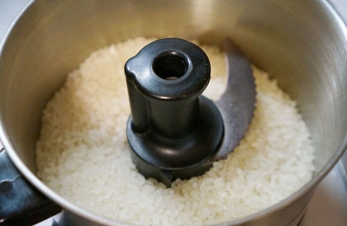 米はお好みでフープロで砕く