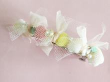 ダイソー商品で簡単ハンドメイド!夏バレッタ