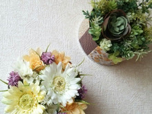 空き箱×はぎれ×フェイク☆壁デコ