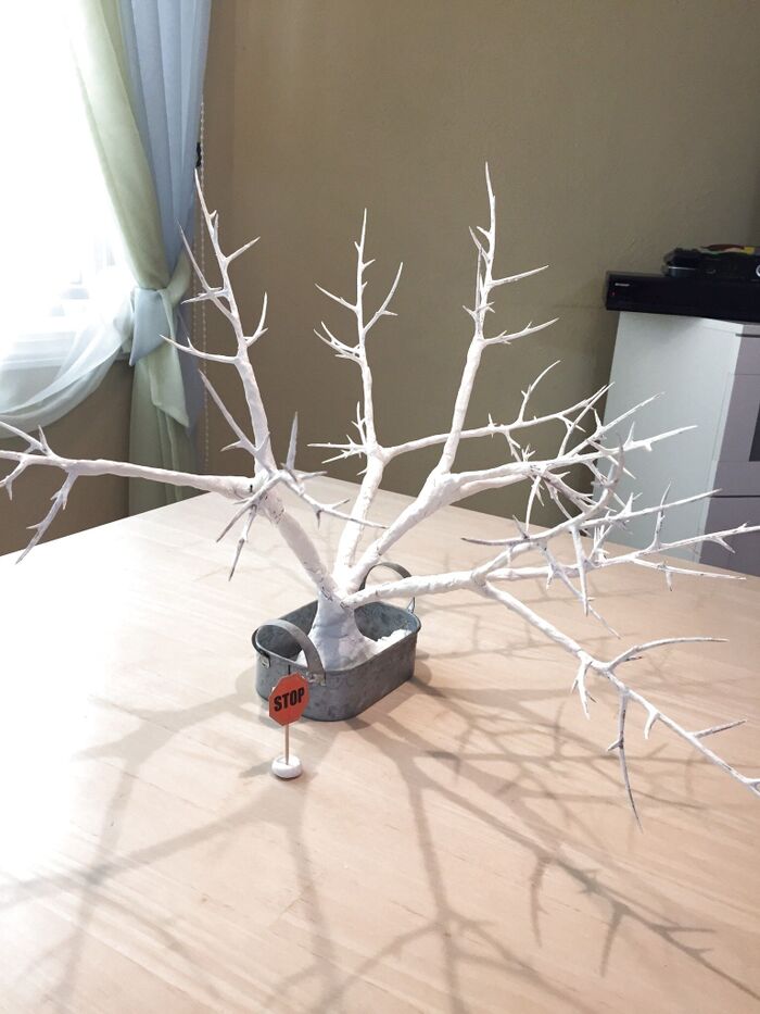 100均材料でオブジェ。インテリアにアクセント⁉️