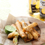 パパッと簡単!スパイスチーズ生春巻き