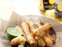 パパッと簡単!スパイスチーズ生春巻き