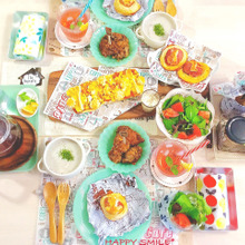 セリアのトレーやお皿で♡手とピックでつまめるお手軽メニュー♪