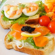 大人数ワイワイ♪ホームパーティーにはオープンサンドが楽!