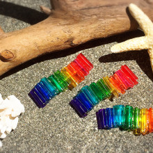 ペットボトルビーズで作る虹色ヘアアクセサリー