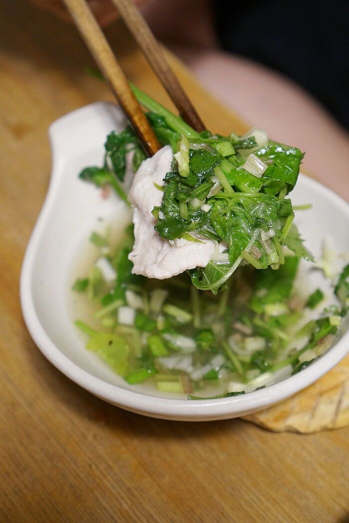 薬味はたっぷり