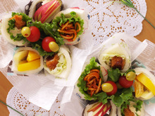 『フラワーサンドシナイッチ』花束のように彩り豊かな、サンドしないサンドイッチ☆料理レシピつき