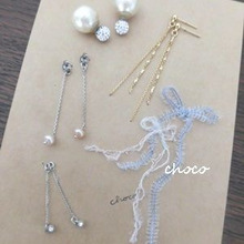 ピアスアレンジ♪2度おいしい着せ替えピアス