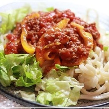 トマトジャージャーサラダうどん☆