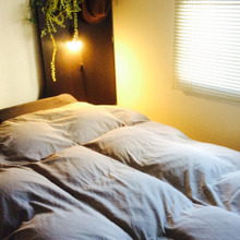 廃品とカラーボックスで寝室をセルフリノベーション♪