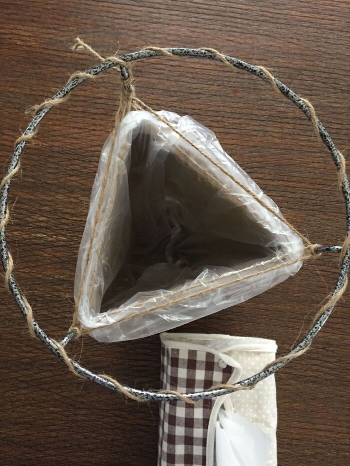 ★ビニール袋を入れて…