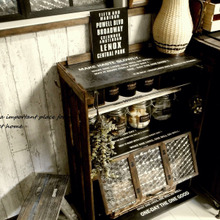 DIYスノコラックでカフェ風収納 ♪