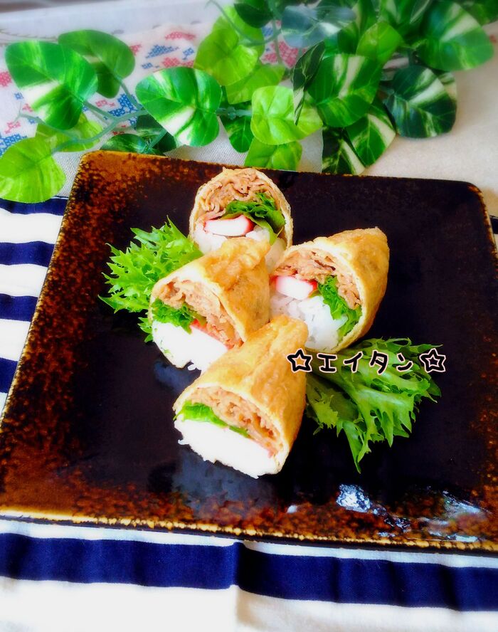 運動会お弁当にもおすすめ!お洒落焼き肉いなり寿司