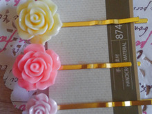 ハンドメイドでシンプルで簡単なヘアピン☆