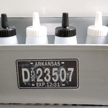 100均プラBOXをペイントして調味料BOXに大変身!