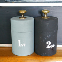 100均茶筒簡単リメイクで♡可愛い麺棒&爪楊枝収納!