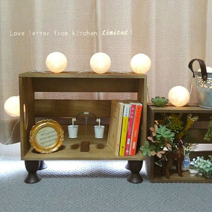 超速簡単!DIY☆脚付きキャビネット。